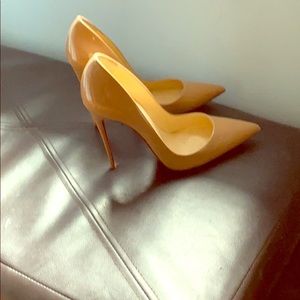 Christian Loubutin Tan Kate 37 1/2